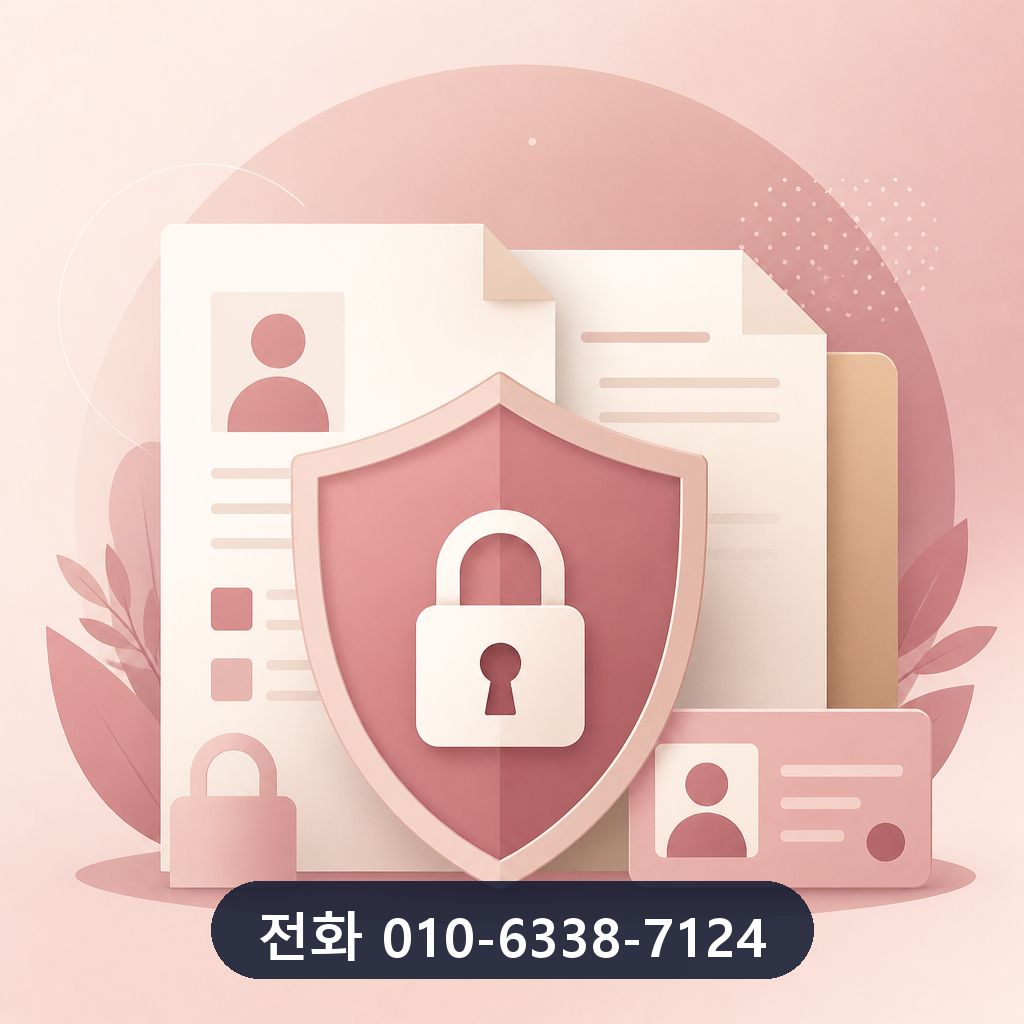 삼성카드 한도 현금화 개인정보 보호 이미지